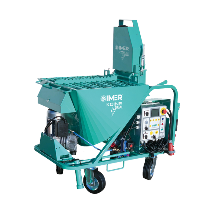 IMER 1106312 – Koine DUAL 9 HP Continuous Mixer & Pump, 208V 3-Phase / 240V Single-Phase