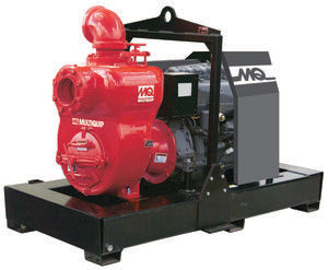Multiquip MQ600H – 6" Trash Pump, Skid Mount, 1,600 GPM (Hatz 4H50 Tier IV Final Diesel Engine)