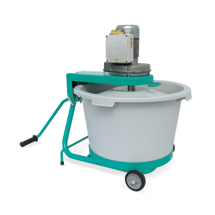IMER 1193988 – Mix-All 60 Electric Bucket Mixer, 0.75 HP 120V Poly Drum