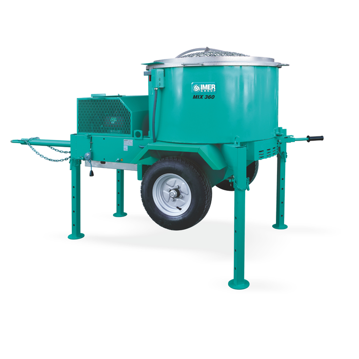 IMER 1194662 – Mix 360 Plus 5.5 HP 240V Vertical Shaft Towable Mixer