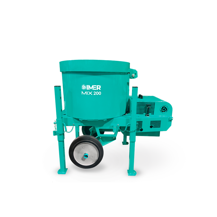 IMER 1195163 MIX 200 FP – 1.5 HP 120V Portable Fireproofing Mixer with iDUST® Grate