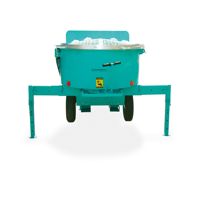 IMER 1194645 – Mix 750 Vertical Shaft Mortar Mixer, 22 Cu. Ft. Drum with 7.5 HP 208V 60Hz 3-Phase Electric Motor (Towable)