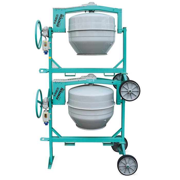 IMER 1105802 – Multi-Mix 350 Portable 12 Cu. Ft. Mixer with 120V 1.9 HP Single-Phase Electric Motor (Steel Drum)