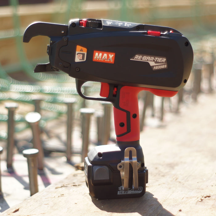 Max RB398S – Rebar Tying Tool (#3 x #3 to #5 x #6, 21ga Wire)