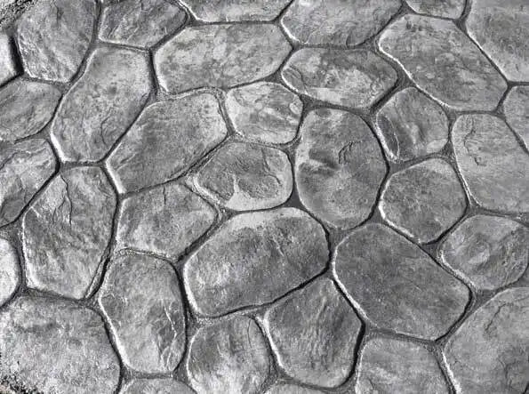 Random Stone Concrete Stamp View