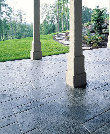 Royal Ashler Slate Concrete Stamp View