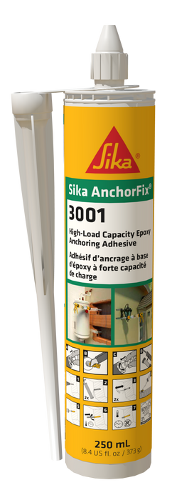 Sika 456434 – AnchorFix-3001 250 mL Epoxy Anchoring Adhesive (12/Case)