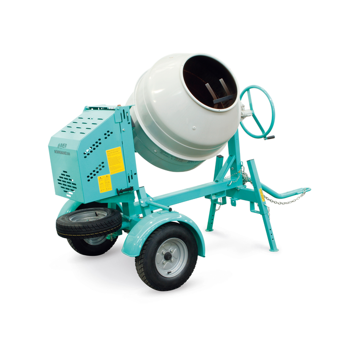 IMER 1105862 – Workman II 350 12 Cu. Ft. Towable Multi-Mixer, 120V 1.5 HP Single-Phase Electric Motor