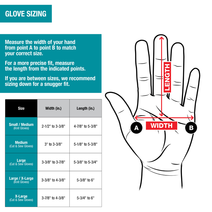 Makita MK404 – Impact Work Gloves (L)