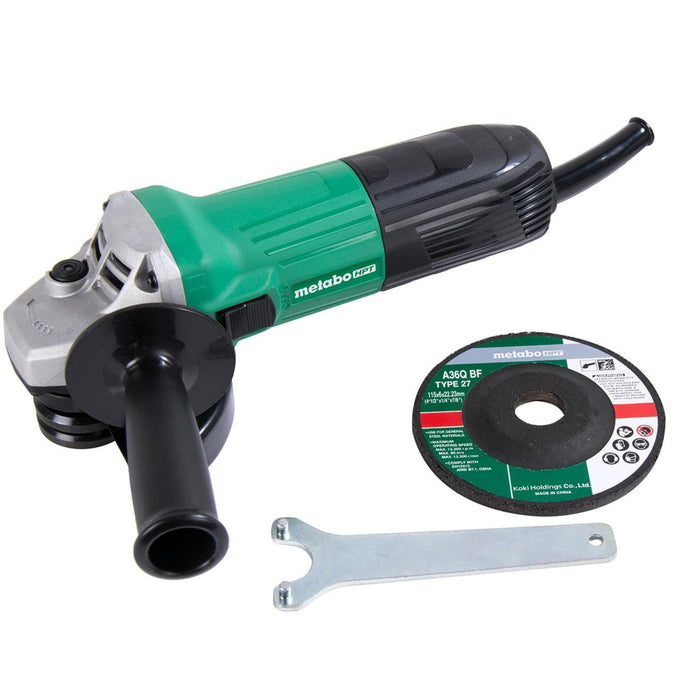 Metabo HPT G12SS2M – 4-1/2" Angle Grinder, 5.1 Amp (Slide Switch)