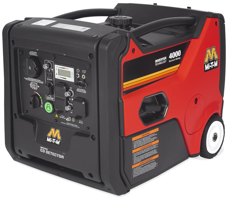 Mi-T-M GEN-4000-IMM1E – 4000W Inverter Generator (Electric Start, Low THD, Gasoline)