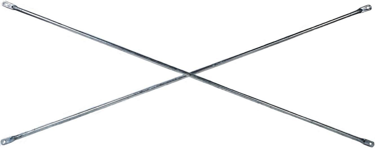Falcon Ladder CB74 – 7 Ft. x 4 Ft. Scaffold Cross Brace (Galvanized Steel, OSHA Compliant)