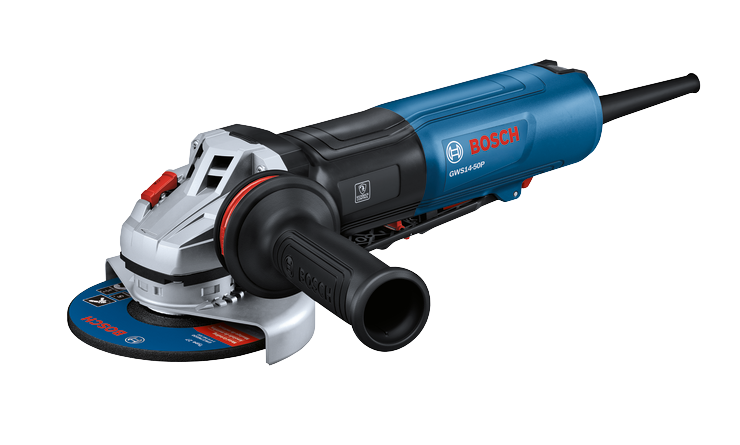 Bosch GWS14-50P – 5" Angle Grinder with Lock-On Paddle Switch